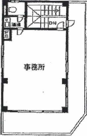 第2田所ビルの基準階図面