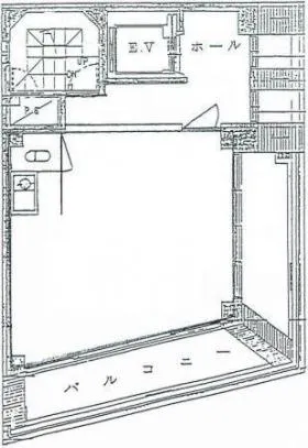GINZA上野ビルの基準階図面