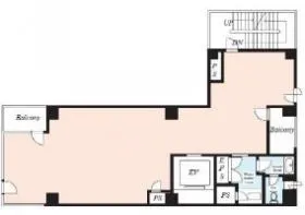 藤和銀座一丁目ビルの基準階図面