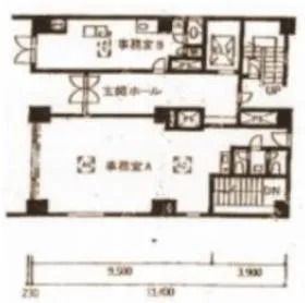 銀座ストークの基準階図面