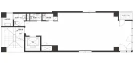銀座グラスゲート(旧理研ビル)の基準階図面