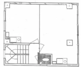 銀座中公ビルの基準階図面