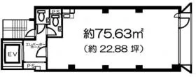 松岡第2銀緑館の基準階図面
