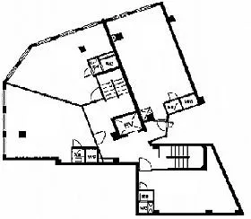 第3太陽ビルの基準階図面