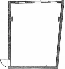 城辺橋ビルの基準階図面