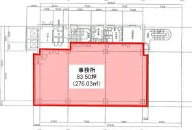 中目黒GS第1ビルの基準階図面
