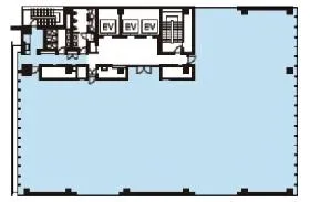 PMO日本橋室町ビルの基準階図面