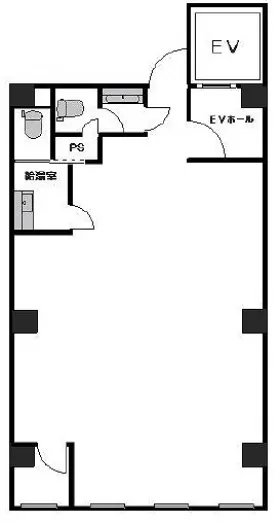 SAKURA buildingの基準階図面