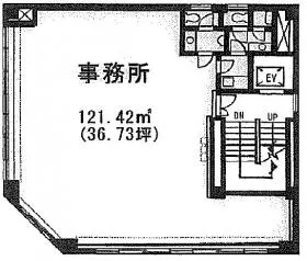 東和八重洲(旧:春陽堂)ビルの基準階図面