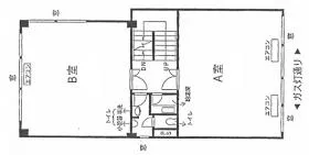 銀三ビルの基準階図面
