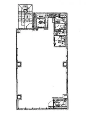 FPG links GINZA(旧:銀座a)リンクスギンザビルの基準階図面