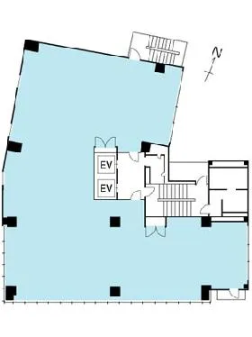 EBSビルの基準階図面