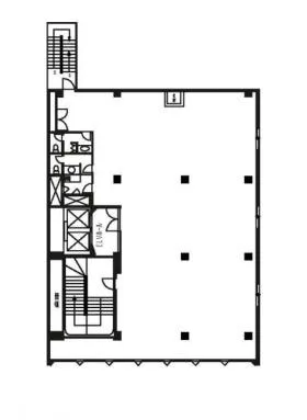藤田ビルの基準階図面