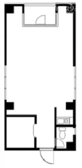 銀座深田ビルの基準階図面