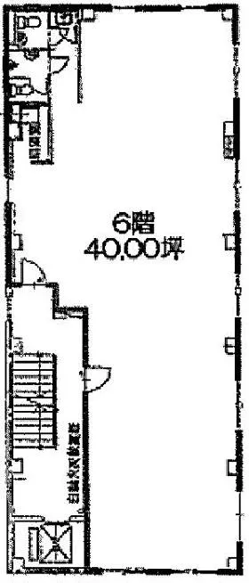 三木ビル本館の基準階図面