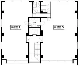 杉浦ビルの基準階図面