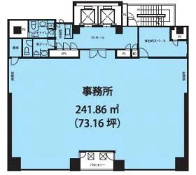 アスク銀座ビルの基準階図面