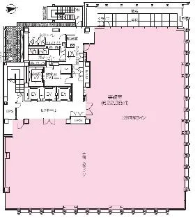 住友商事錦町ビルの基準階図面