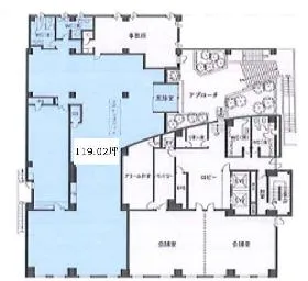 UUR四谷三丁目ビルの基準階図面