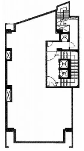 和恒ビルの基準階図面