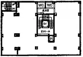 並木ビルの基準階図面