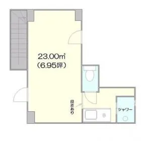 銀座片桐IVビルの基準階図面