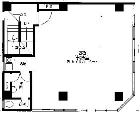 銀座鷲尾ビルの基準階図面