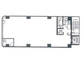 陽光銀座ビルの基準階図面