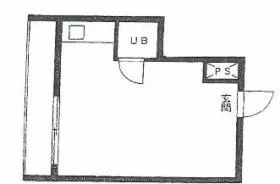 サントル銀座4丁目ビルの基準階図面