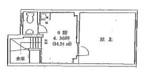 銀座島田ビルの基準階図面