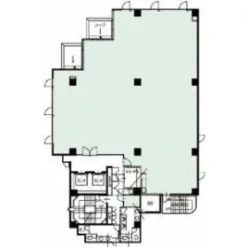 A-PLACE恵比寿東(旧:フロンティア恵比寿)の基準階図面