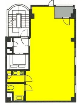 サンリット銀座Ⅱビルの基準階図面