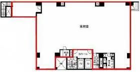 市ヶ谷KTビルⅠの基準階図面