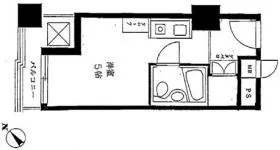 銀座アビタシオンビルの基準階図面