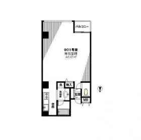 銀座USBビルの基準階図面