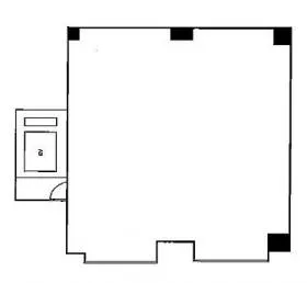 銀座出井ビルの基準階図面