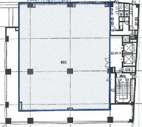 秩父屋ビルの基準階図面