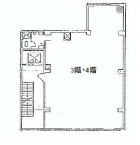 新太炉ビルの基準階図面