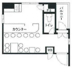 橘ビルの基準階図面