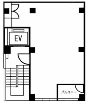 新橋WBビルの基準階図面