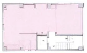 I/O shimbashi(旧:鈴木ビルディング)の基準階図面