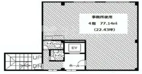 一光赤坂(赤坂MK)ビルの基準階図面