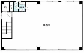 溜池鈴木ビルの基準階図面