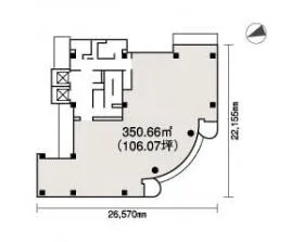 MAR’S南青山の基準階図面