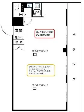 モン・パピールの基準階図面