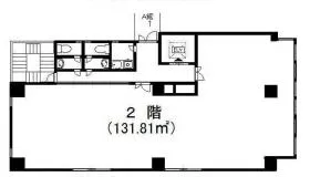 竹中ツインビルB棟の基準階図面