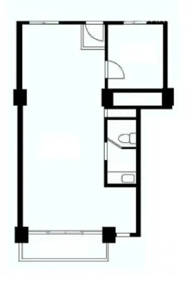赤坂中央マンションの基準階図面
