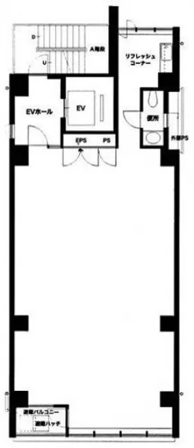 クレールタイヨービルの基準階図面