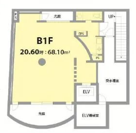 NOA南青山ビルの基準階図面