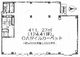 第二宗像ビルの基準階図面